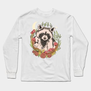 Cotage Racoon P R t shirt Long Sleeve T-Shirt